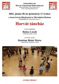 Horvát táncházba várja az érdeklődőket a Horvát Nemzetiségi Önkormányzat